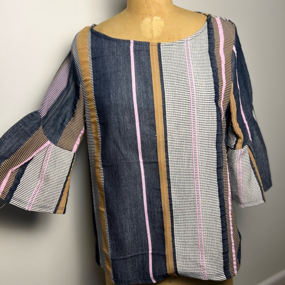 Anthropologie Dolan Left coastal collection striped small pullover top - Picture 1 of 6